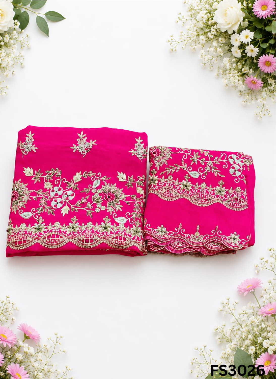 FS3026  | Silk Suit | Wedding | Party Wear | Ring Ceremony | Festival Suit | - Variant 4 Image