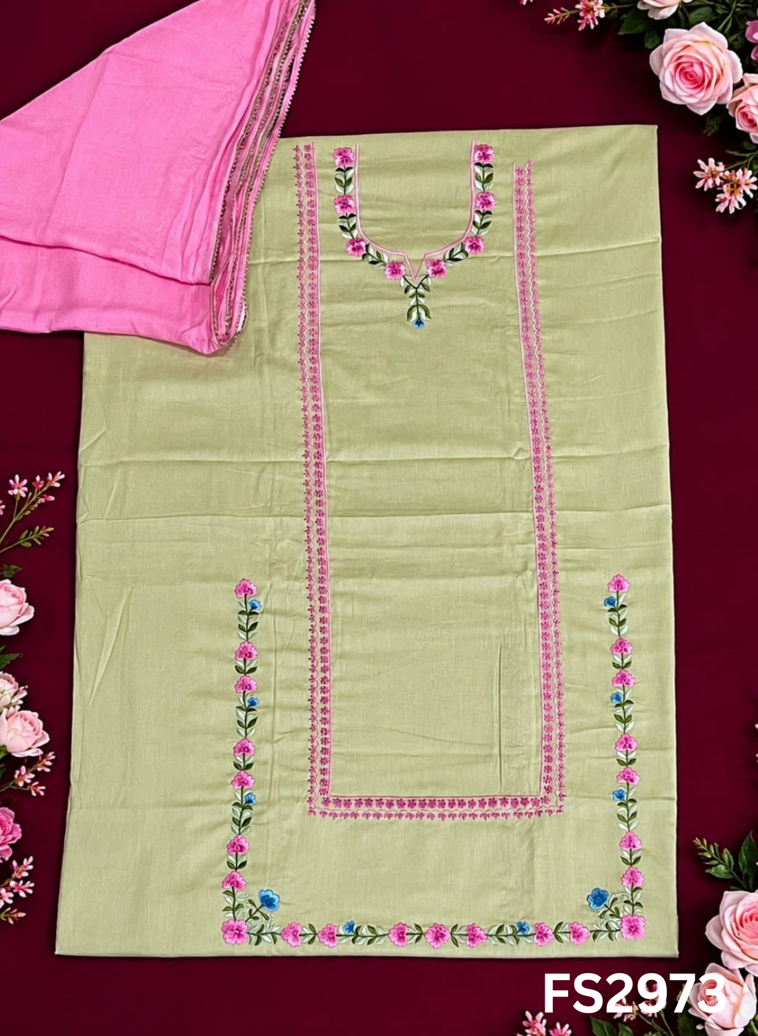 FS2973 | Pure Cotton Suit | Casual wear | Summer Suits | Regular wear - Image 1