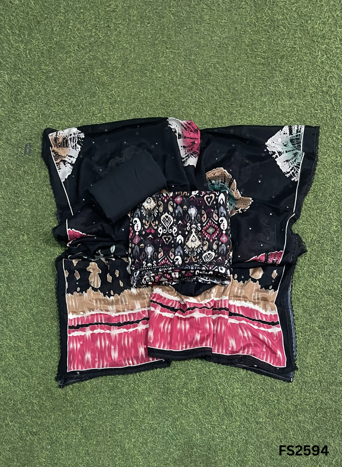 FS2594 | Black | Channon Suit | Casual wear | Summer Suits | Regular wear - Image 4