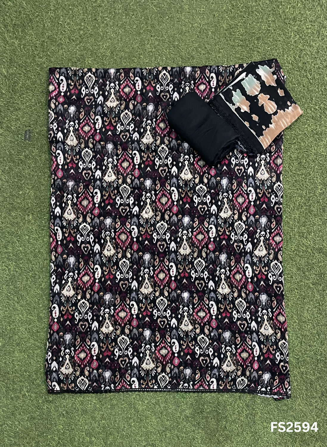 FS2594 | Black | Channon Suit | Casual wear | Summer Suits | Regular wear - Image 2