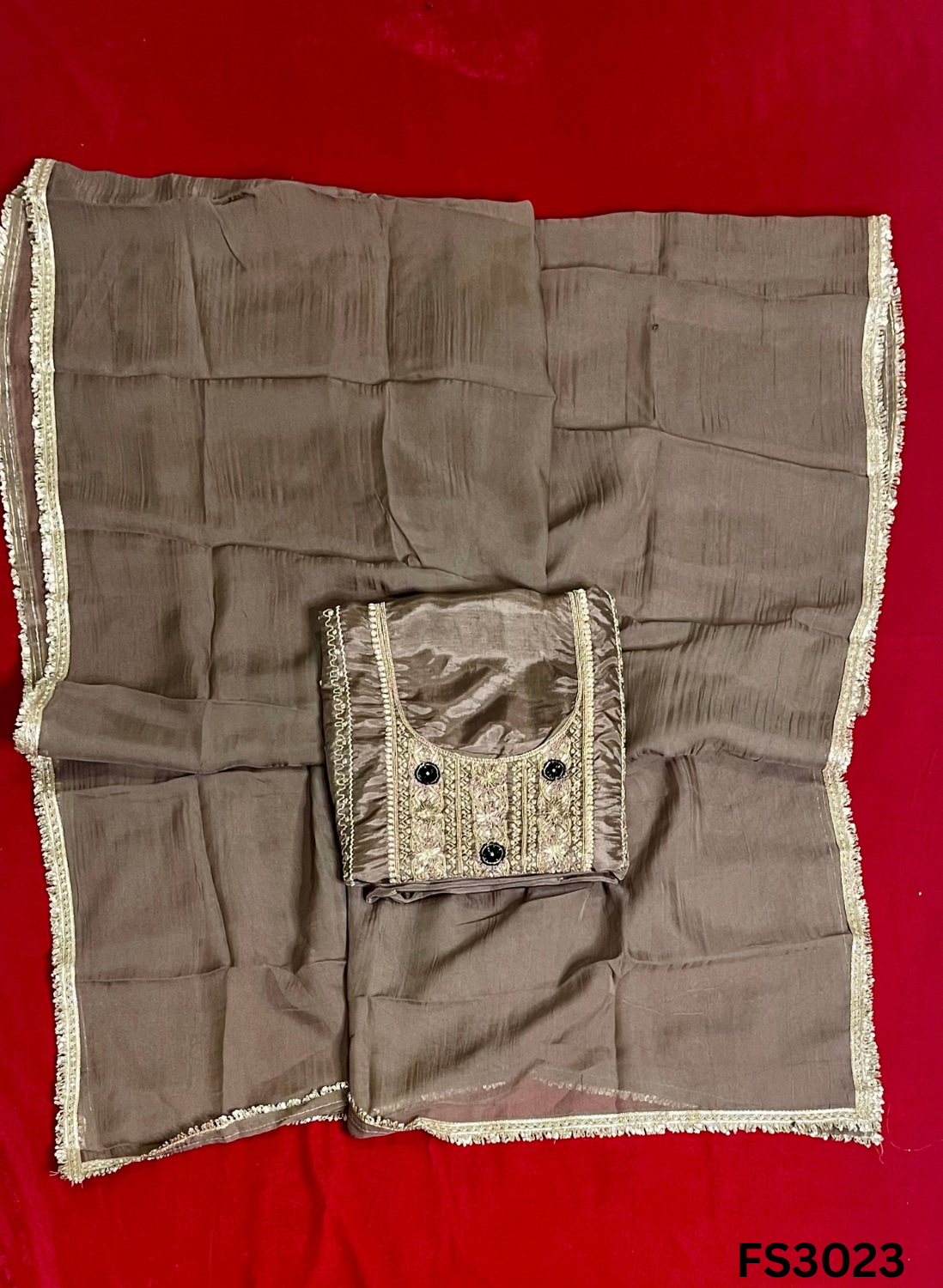 FS3023 | Silk Suit | Wedding | Party Wear | Ring Ceremony | Festival Suit | - Image 3