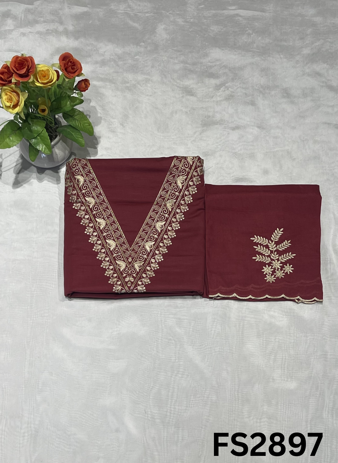 FS2897 | Cotton Suit | Casual wear  | Summer Suits | Regular wear | (gajari) Image