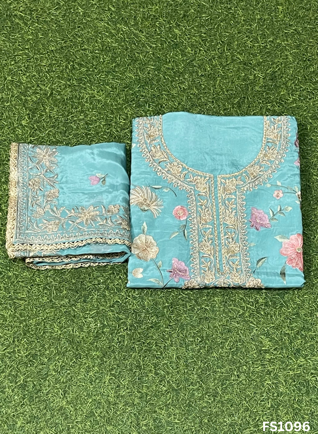 FS1096 | Tabi-Silk | Suit | Wedding | Party Wear | Ring Ceremony | Festival Suit | Allover suit | - Variant 2 Image