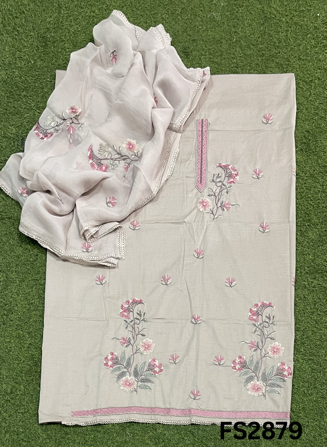 FS2879 | Cotton  Suit | Casual wear  | Summer Suits | Regular  wear | - Image 1