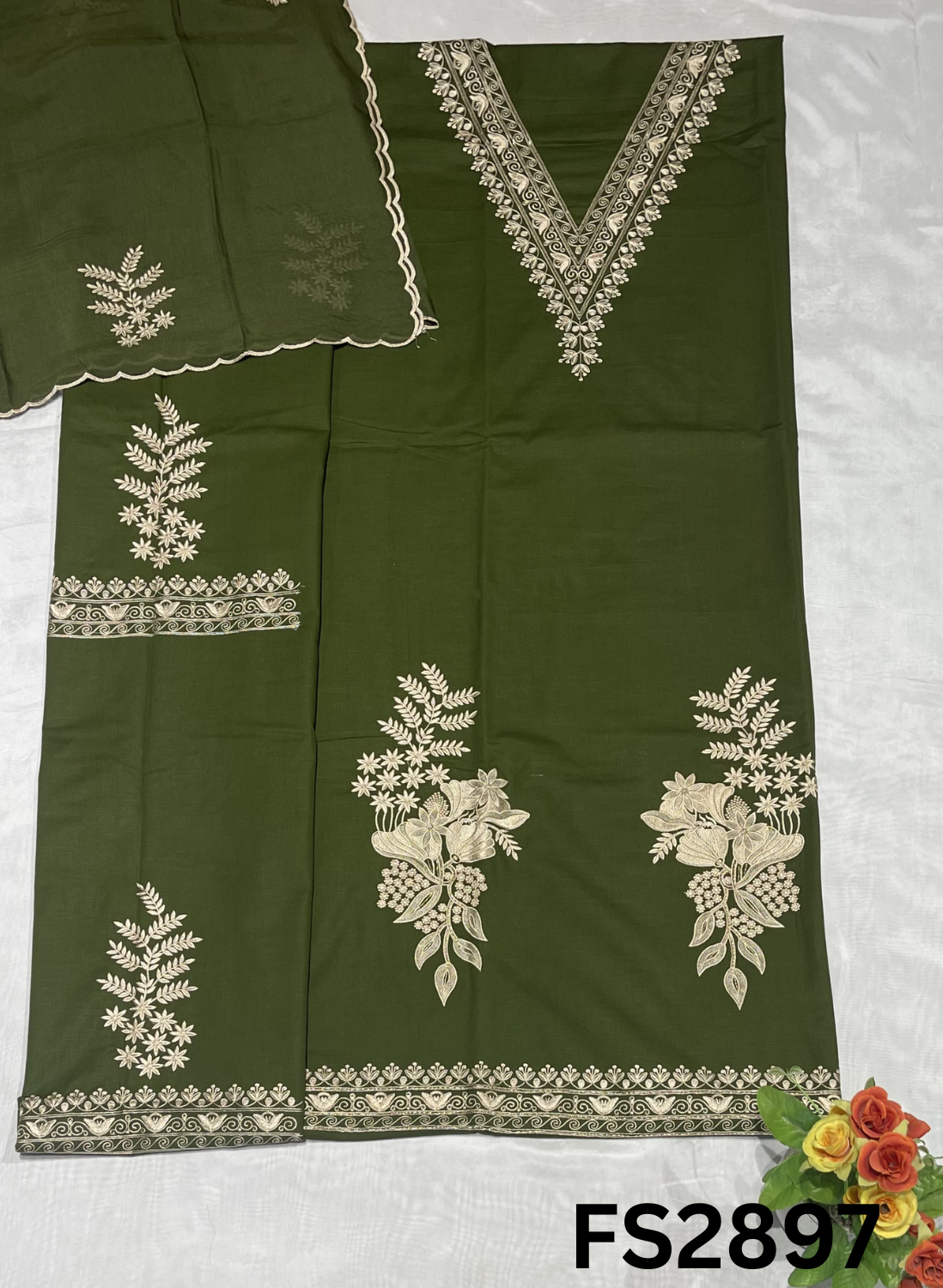 FS2897 | Cotton Suit | Casual wear  | Summer Suits | Regular wear | - Image 1