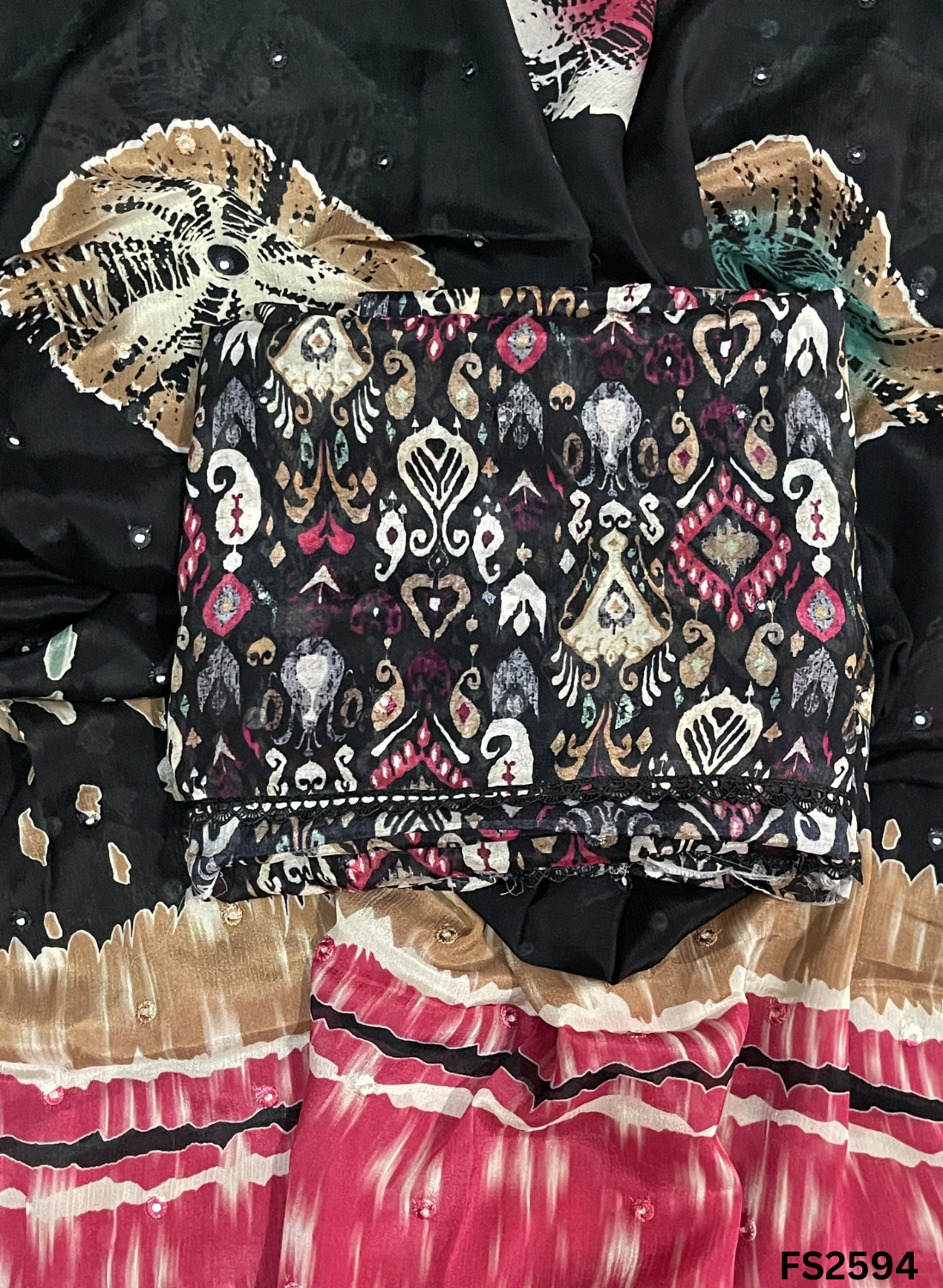 FS2594 | Black | Channon Suit | Casual wear | Summer Suits | Regular wear - Image 3