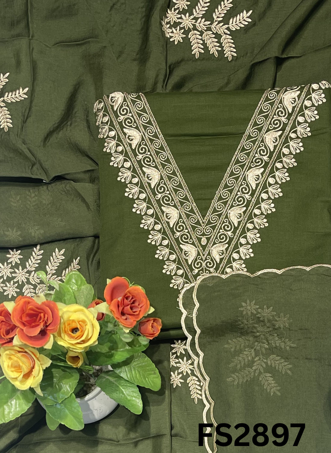 FS2897 | Cotton Suit | Casual wear  | Summer Suits | Regular wear | - Variant 2 Image