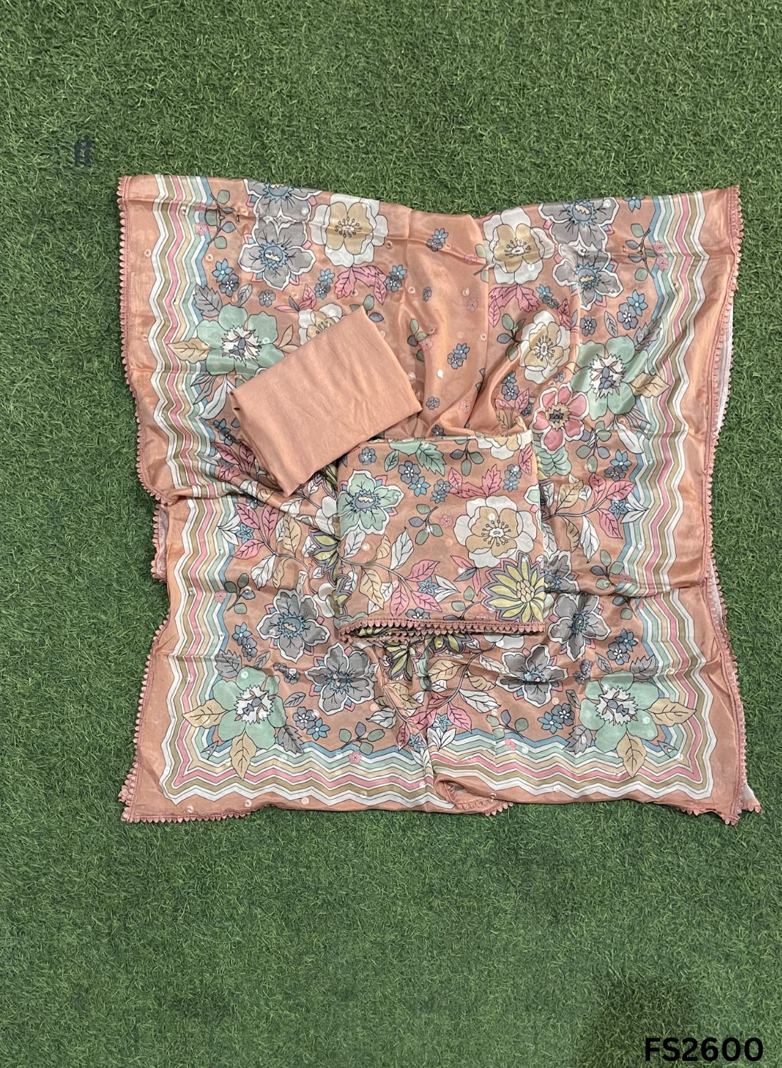 FS2600 | Light Peach  | Channon Suit | Casual wear | Summer Suits | Regular wear - Image 2